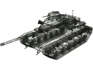 M60 A3 3D Model preview