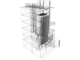 Ennio Building 3D Model preview