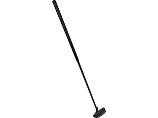 Golf Club Putter 3D Model preview
