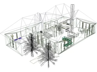 House 3D Model preview