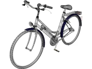 Bicycle 3D Model preview