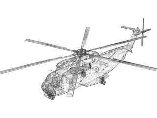 Sikorsky CH-53 Sea Stallion 3D Model preview
