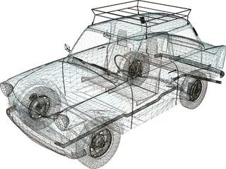 Trabant 601S 3D Model preview