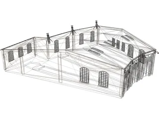 Train Repair 3D Model preview