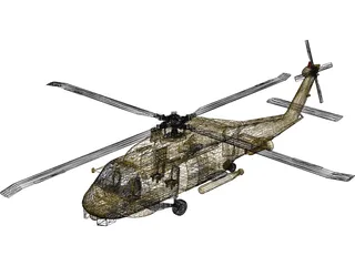 Sikorsky SH-60B Seahawk 3D Model preview