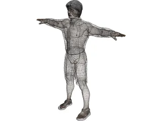 Man [+Outfits and Hairstyles] 3D Model preview
