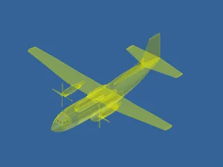 C-160 Transall 3D Model preview