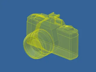 Camera Photo 3D Model preview