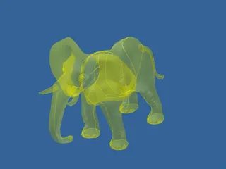 Elephant 3D Model preview