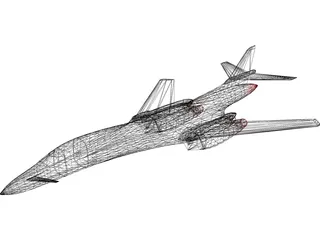B-1B 3D Model preview