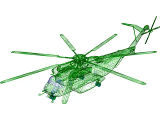 Sikorsky MH-53E Pave Low 3D Model preview