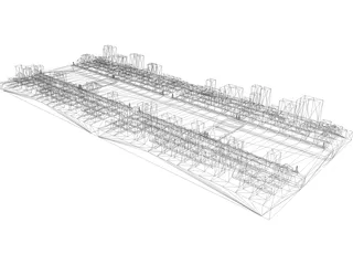 City Block 3D Model preview