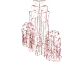 High Rise 3D Model preview