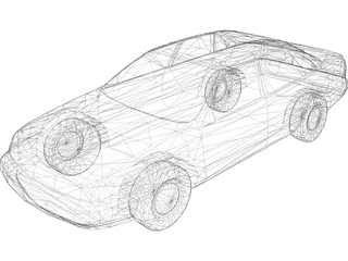 Ford Taurus (1992) 3D Model preview