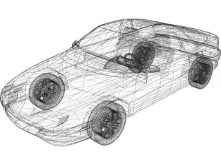 Isuzu Geo Storm (1993) 3D Model preview