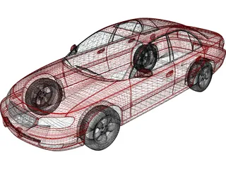 Cadillac Catera (1999) 3D Model preview