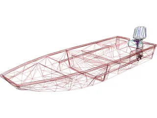 Skiff 3D Model preview