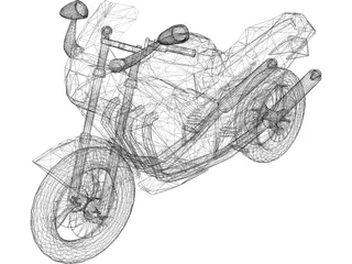 Suzuki Katana (1991) 3D Model preview