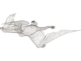 Pterodactyl 3D Model preview