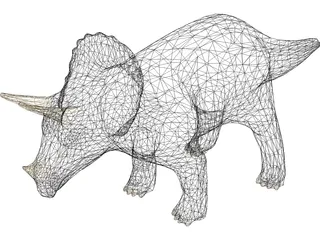 Triceratops 3D Model preview