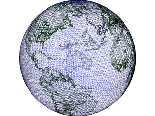 Globe 3D Model preview