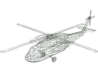 Sikorsky MH-60 Stallion 3D Model preview