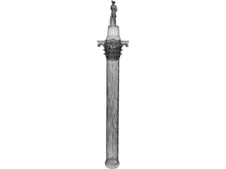 Nelsons Column 3D Model preview