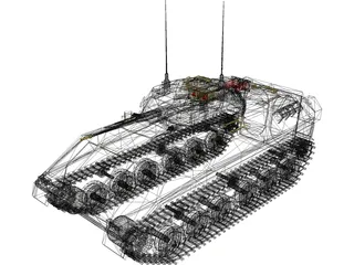 M3 Bradley 3D Model preview