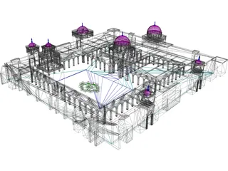Mosque 3D Model preview