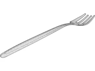 Fork 3D Model preview