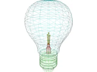 Light Bulb 3D Model preview