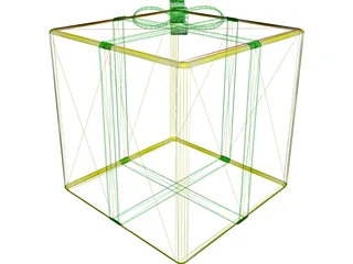 Gift Box 3D Model preview