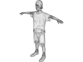 Boy 3D Model preview