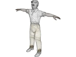 Man 3D Model preview