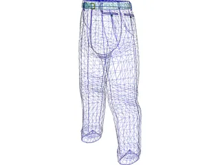 Slacks Man 3D Model preview