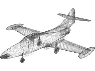 F9F Panther 3D Model preview