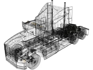Ford Aeromax 120 3D Model preview