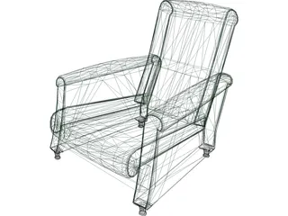 Chair Lounge 3D Model preview