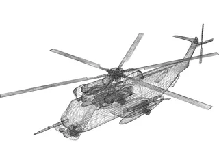 Sikorsky MH-53J Pave Low III 3D Model preview