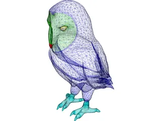 Owl Barn 3D Model preview