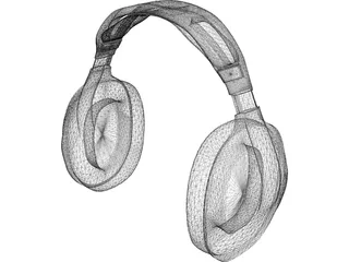 Headphones 3D Model preview
