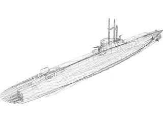 HMS Seawolf 3D Model preview