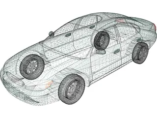 Ford Taurus (2000) 3D Model preview