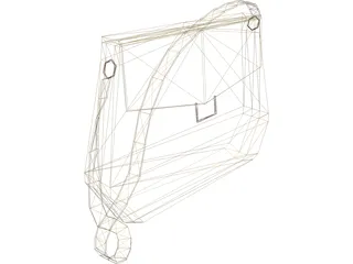 Shoulder Bag 3D Model preview