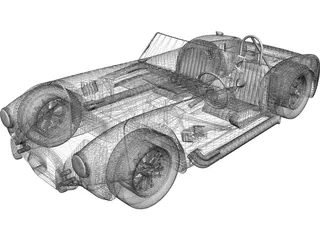 Shelby Cobra (1966) 3D Model preview