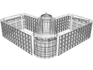 State Building 3D Model preview