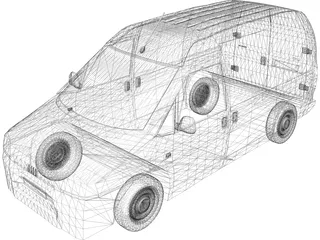Fiat Scudo 3D Model preview
