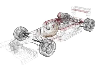 Ferrari F399 F1 (1999) 3D Model preview