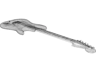 Guitar Electric 3D Model preview