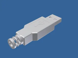 USB Connector 3D Model preview
